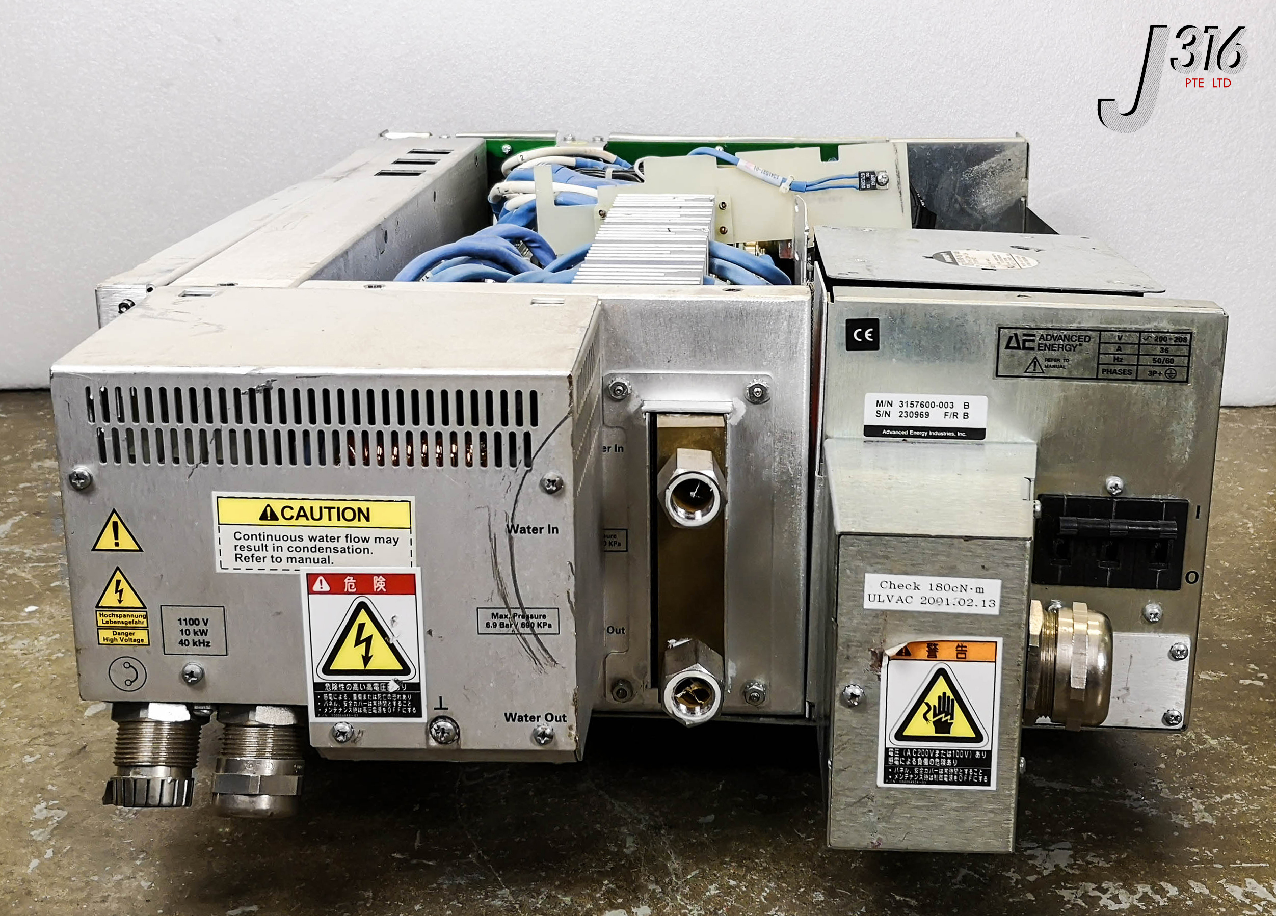 Ｎｏ．１０ 13945 ADVANCED ENERGY PE II 10K POWER SUPPLY (PARTS) 3157600-003